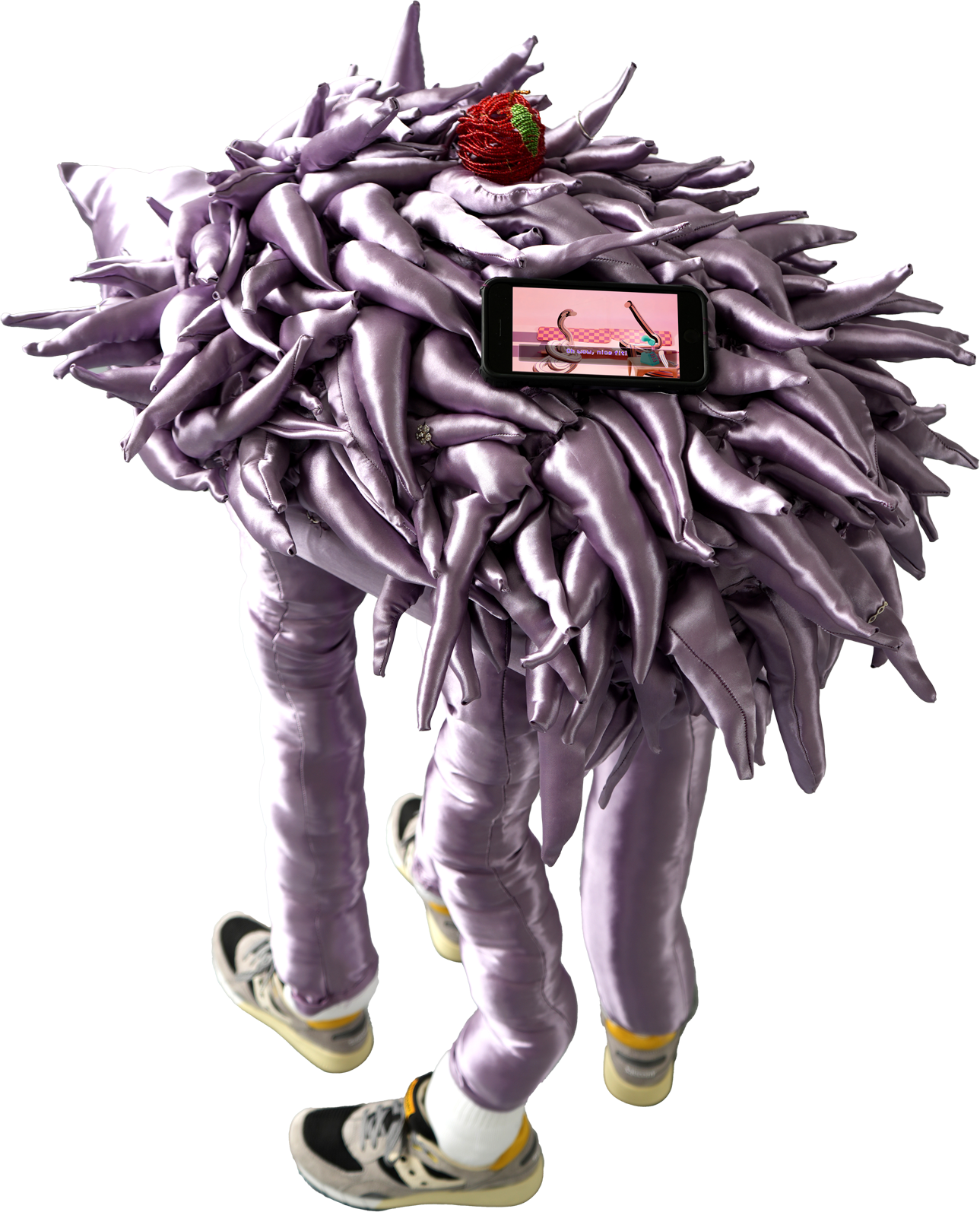 3D lilac hedgehog plushy